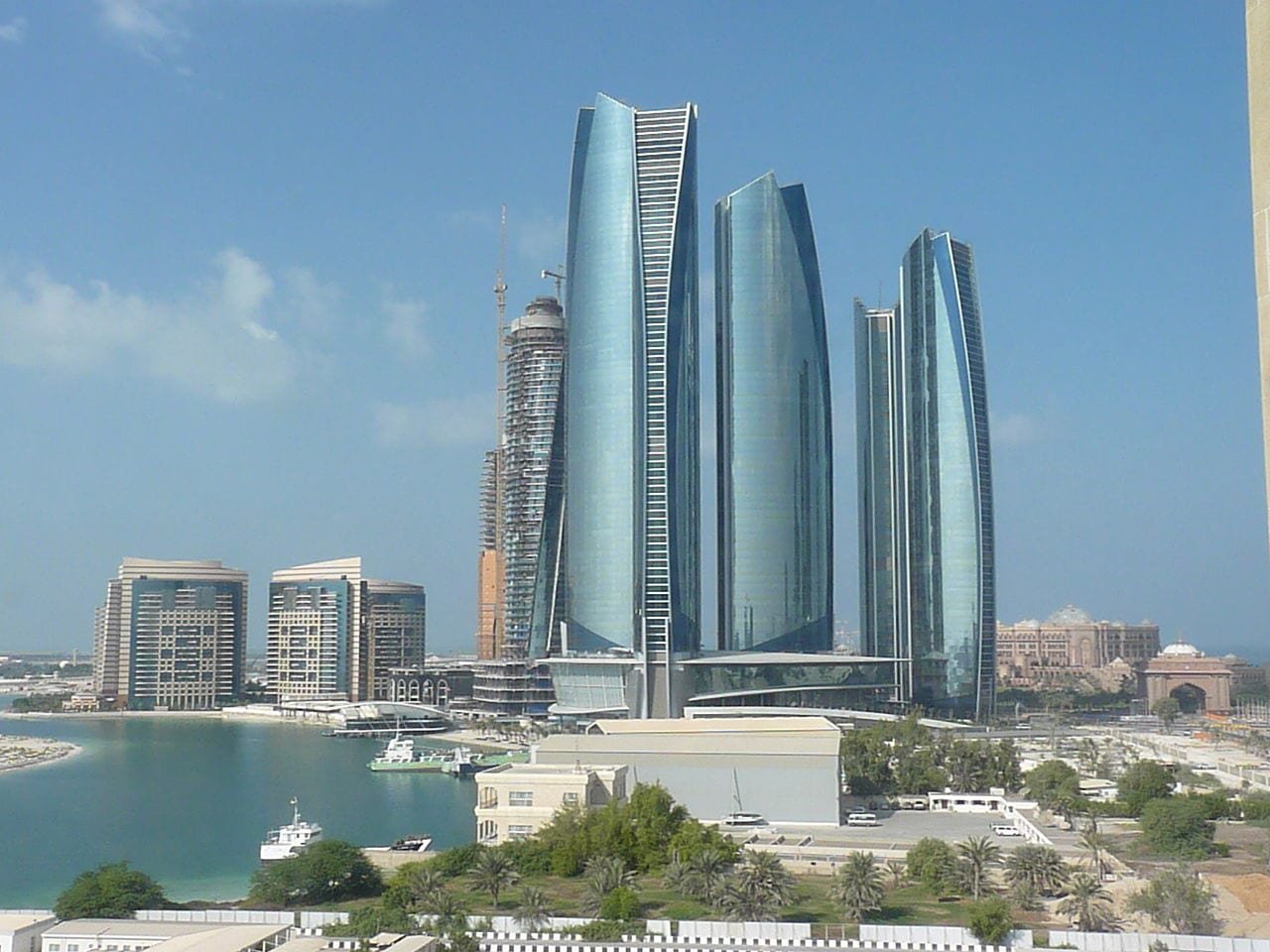 The Etihad Towers, Abu Dhabi.